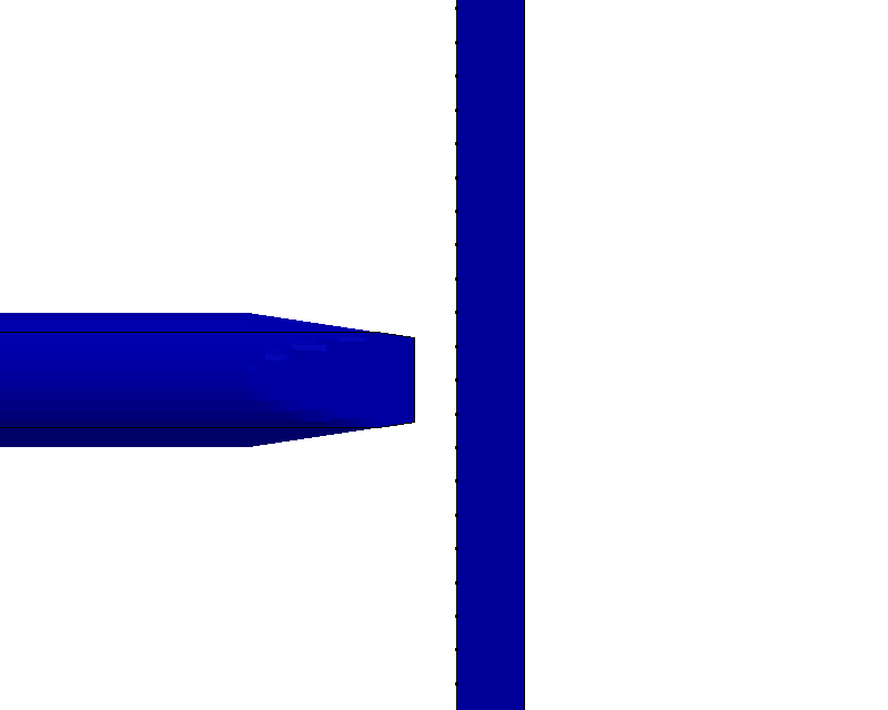 Impact calculation simulation by CEDETI INGENIERIE